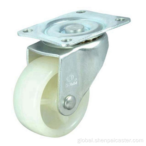 Zinc Plated Nylon Wheel Castors [10A] Micro Duty Caster (Zinc Plated) Factory